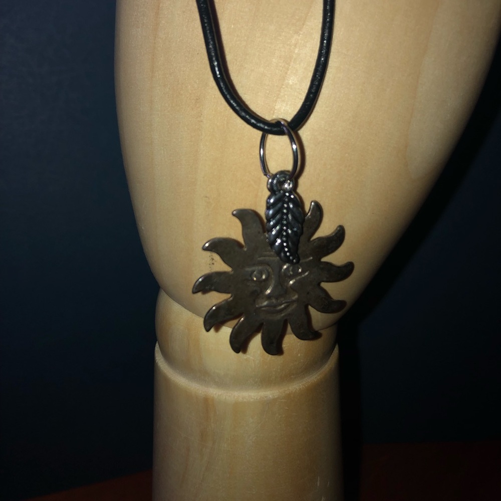 Little handmade sun necklace